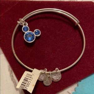 Alex and Ani Mickey Birthstone Bracelet Sapphire